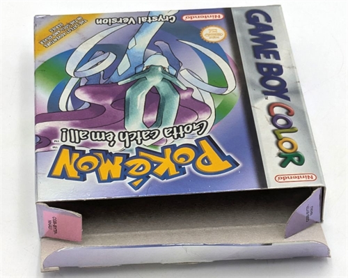 Pokemon Crystal Version - I Original Kasse - (EUR) - GameBoy Color spil (B Grade) (Genbrug)